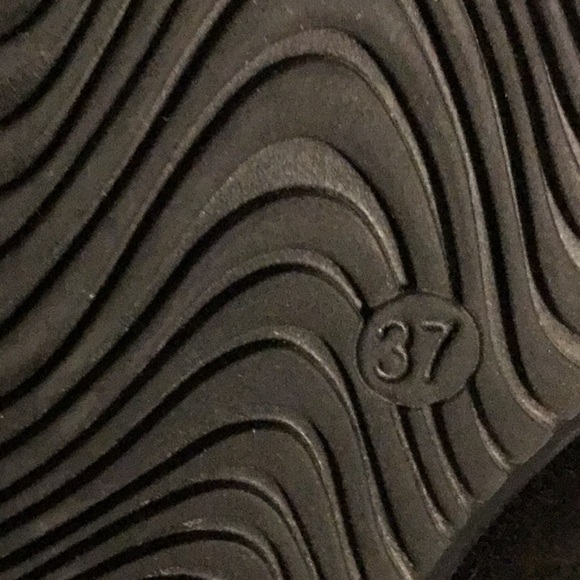 ECCO Black Suede Leather Bow Ballet Flats Comfy Classic Dressy 37 - Picture 14 of 16